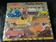 Melissa & Doug Fresh Start Construction Chunky Toddler Puzzle SEALED
