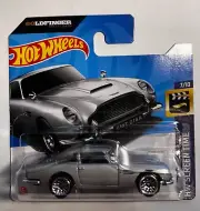 2024 HOT WHEELS ASTON MARTIN 1963 DB5 ON A INTERNATIONAL SHORT CARD 107/250