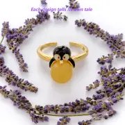 50％OFF / Bring Protection & Courage - Amber Guardian Ring High Grade Honey Amber