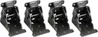 4Pcs Support Frame - Locking Hinge Table Leg Fittings and Gussets for Folding Le