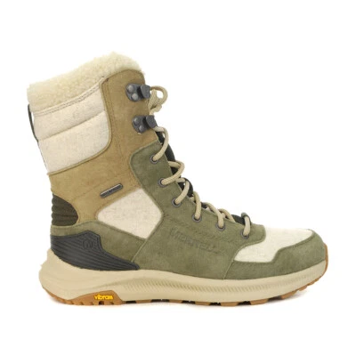 Merrell Women's Ontario Tall Olive/Coyote Waterproof Winter Boots