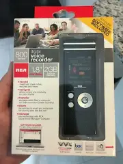 RCA Digital Voice Recorder 800 Hours 1.8" Color Display w/ 2 GB New!