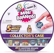 5 SURPRISE-Mini Brands-Series 3 Collectors Case(4pcs Mini Product) by ZURU, Multi, 77115-S001