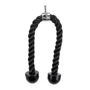 Tricep Rope Gym Press Down Push Pull Cord Multi Lat Bar Pulley Cable Attachment