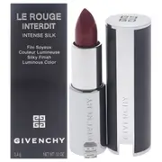 Le Rouge Interdit Intense Silk Lipstick - 338 Rouge Vigne by Givenchy for Women - 0.11 oz Lipstick (Refillable)