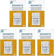 25 Schmetz Embroidery Sewing Machine Needles 130/705H H-E Size 75/11