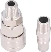 Plated Stainless Steel Air Coupler Self Locking Quick Connect Pneumatic Hose Fittings for Industrial Supplies (Self-Locking Quick Connection 1/4 of The Outer)