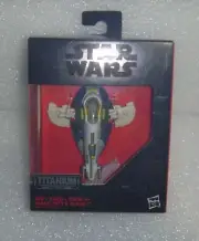 Star Wars Black Series Titanium~*~Disney/Hasbro "JANGO FETTS SLAVE I"# 27 NIB