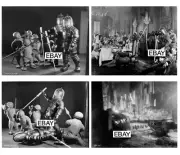 1929 MYSTERIOUS ISLAND JULES VERNE SILENT MOVIE PHOTOS LOT #2 SCI-FI (4)