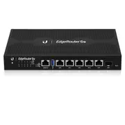 Ubiquiti EdgeRouter 6 - 5-Port Gigabit Router, 1 SFP Ports- 24v Passive PoE Out (All Ports) - 1GHz Quad Core Processor - 1GB RAM, ER-6P