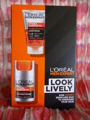L'Oreal Men Expert ~LOOK LIVELY~ Anti-Fatigue Skin Duo~ Gift Set~
