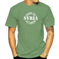 在飛比找蝦皮購物優惠-敘利亞製造生日搞笑中性圖案時尚新款純棉短袖阿拉伯 T 恤 O