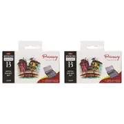 2x Jasart Byron 12-Colour Pocket Watercolour Craft Painting w/Brush Set Primary