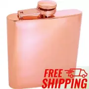 Maxam® 6oz Copper-Tone Plated Stainless Steel Flask 841659102444