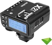 Godox X2T-F TTL Wireless Flash Trigger for Fuji Fujifilm,1/8000s HSS Bluetooth Connection Supports App Controller,TCM Function,5 Separate Group Buttons,New Hotshoe Locking,New AF Assist Light