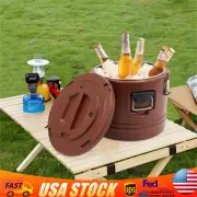 30L Insulation Food Soup Warmer Catering Box Stainless Food Pan Carrier Cooler