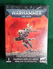 NEW! WARHAMMER - SPACE MARINES - HAARKEN WORLDCLAIMER - HERALD OF THE APOCALYPSE