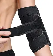 Elbow Support Sleeve,Sleeve Immobilizer - Removable Metal Splints, Adjustable Arm Wrap for Women Men Sport Tennis Golf Badminton