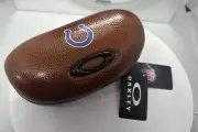 New Oakley NFL Indianapolis Colts Sunglasses Clamshell Hard Case NWT