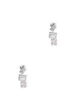 Completedworks How to Get a Low Score at Tetris Drop Earrings - Silver ONE SIZE
