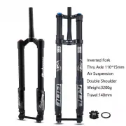 26/27.5/29" MTB Bike Inverted Fork Double Shoulder Rebound Thru Axle Boost Fork