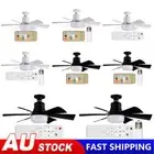 Ceiling Fan Light with Remote Light Bulb Fan 6 Blades for Living Room Bedroom