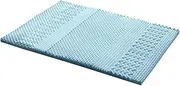 Bedding Memory Foam Mattress Topper Cool Gel 5cm 7 Zone (Queen)