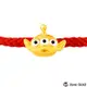 Disney迪士尼系列金飾 立體黃金編織手鍊-串串三眼怪款 (8.9折)