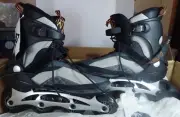 K2 EXO TECH SOFT BOOT ROLLER BLADES SIZE 12 MAX WHEEL SIZE 80MM WITH BOX