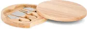 Ortega Kitchen 5 Piece Cheese Knife & Board Set