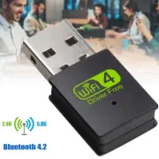 Dual Band WiFi Adapter USB Bluetooth Adapter Wireless External Receiver Dongle