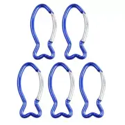 Aluminum Alloy Keychain Hook Clip Locking Carabiner Clip with Spring Lock