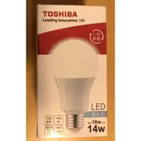 在飛比找蝦皮購物優惠-Toshiba 東芝 LED 球形 燈泡 14W