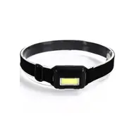 5 Pcs Mini Cob Led Headlamp Adjustable Camping Torch Lamp Light(Black)
