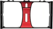 Smartphone Video Rig, Phone Stabilizer for Video Recording, Handheld Phone Video Stabilizer Grip Tripod Mount for All iOS and Smartphone (Red)