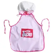 Childs Kids Chef Hat Apron Cooking Baking Girl Junior Gift () K7T47428