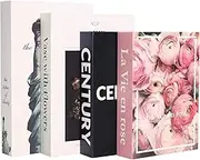 4pcs Fashion Decorative Books Faux Books for Decoration Modern Coffee Table Books Decor Decorative Books for Home Decor Fake Book for Home Office Bar Table Shelf Decor Book Display
