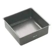 Mastercraft Black 25cm Non-Stick Heavy Loose Base Deep Square Baking Cake Pan
