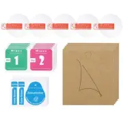5pcs Watch Glass Screen Protector 33mm High AL Tempered Glass Anti-Blue Light