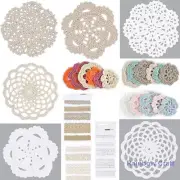 Crochet Doilies / Lace Cardmaking Embellishments