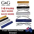 Hot Pen Readers Aluminum Pen Tube Case Slim Reading Glasses