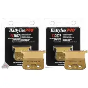 2x BaByliss PRO FX707Z Replacement Outlining Trimmer Blade Zero Gap T-Blade