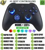 MODS BUTTON LEDs Black Rapid Fire Wireless Modded Controller for Xbox Series X S