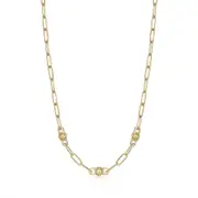Ania Haie Gold Orb Link Chunky Chain Necklace