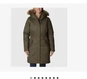 Columbia Khaki Juniper Ridge Omni Tech Down Parka Jacket Womens Size 3x