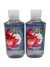 2 BATH & BODY WORKS FREESIA SHOWER GEL BODY WASH 10 FL OZ NEW