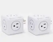 PowerCube Original Modular 5-Socket System Set of 2 in White