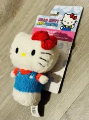 NEW Sanrio Hello Kitty & Friends Plush Squeaky & Crinkle Pet Toy - 7" Red Bow