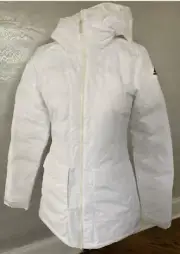 Adidas Women Puffer Parka Jacket White Size XXS NWT