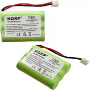 2-Pack HQRP Phone Battery for GE 21900 21905 21920 25802 / Model 28108 DECT 6.0